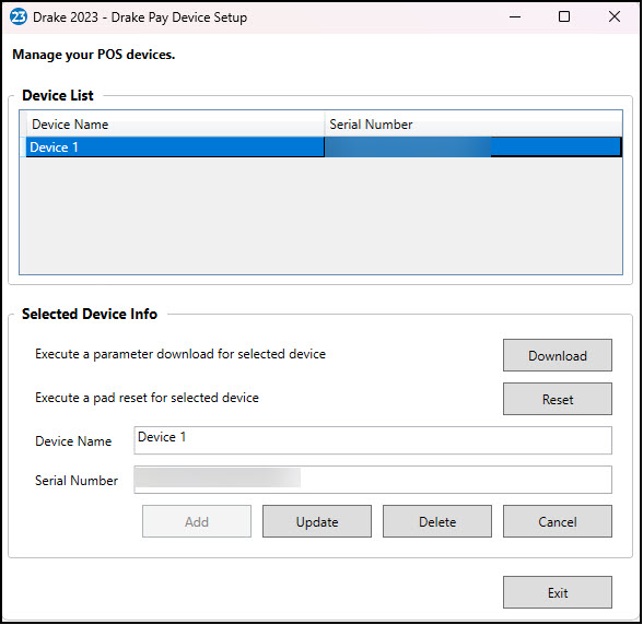 Image showing the Drake Pay Setup window in Drake Tax.